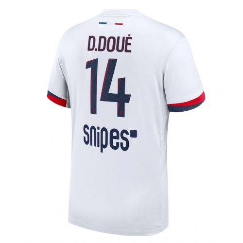 Billige Fotballdrakt Paris Saint-Germain Desire Doue #14 Replika Bortedrakt 2025-26 Kortermet Billige Fotballdrakt Paris Saint-Germain Desire Doue #14 Replika Bortedrakt 2025-26 Kortermet